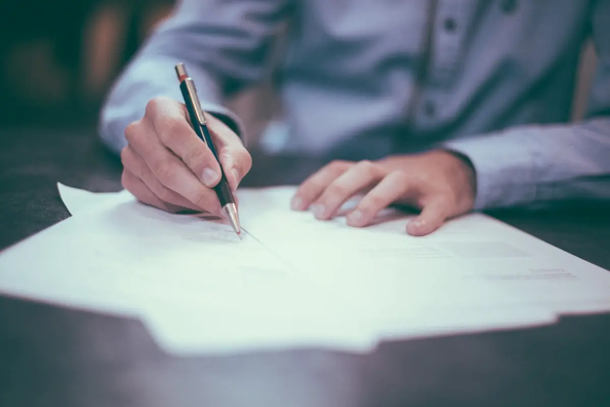 Business meeting to review vendor contracts and business associate agreements